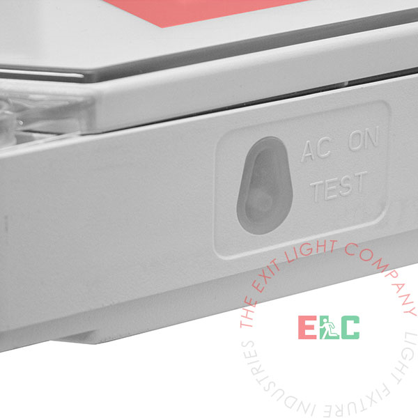 Combo F Series Wet Location Rated Red White Housing Battery